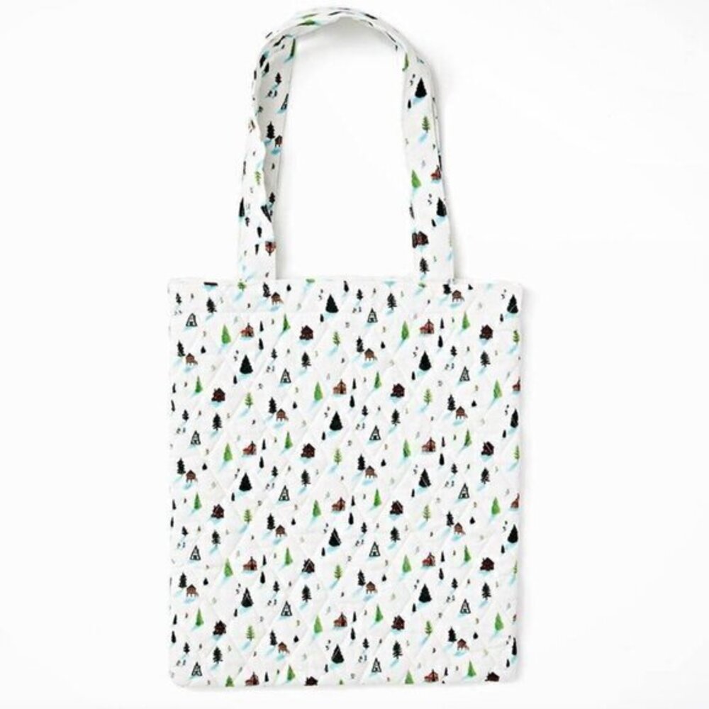 Paper Source Skiers Quilted Tote